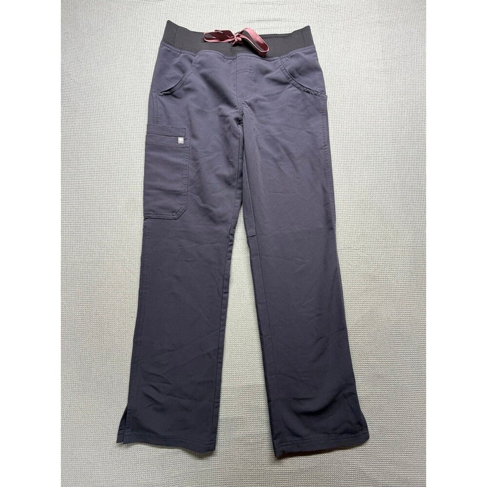 Figs Kade Straight Leg Scrub Pants - Charcoal